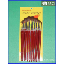 12PCS Wooden Handle Artist Brush Set (AB-069)